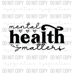 Mental Health Matters Decal