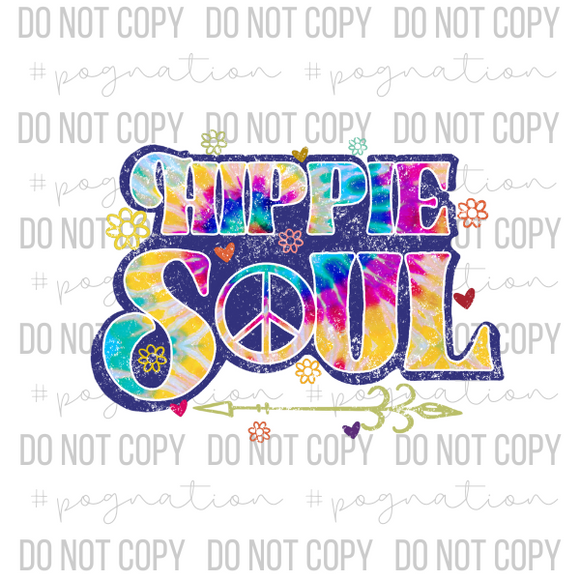 Hippie Soul Decal – Peachy Olive Glitters