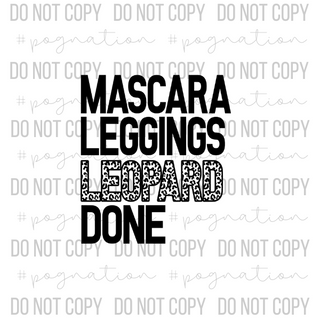 Mascara Leopard Decal