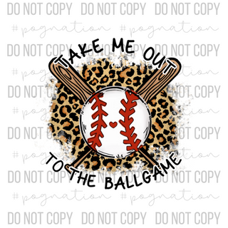 Take Me Out to the Ballgame Decal