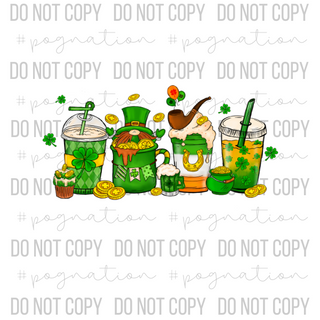 St. Patty's Drinks Decal