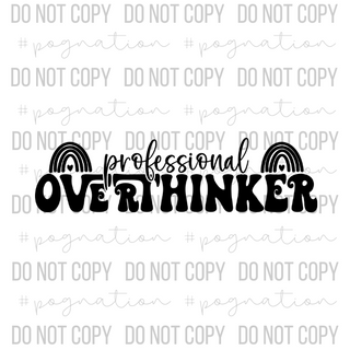 Professional Overthinker Decal