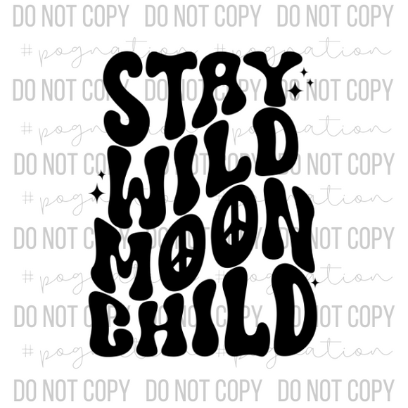 Stay Wild Moon Child Decal