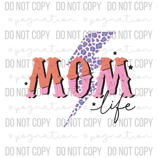 Mom Life Bolt Decal