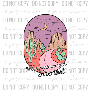 Not All Who Wander Decal