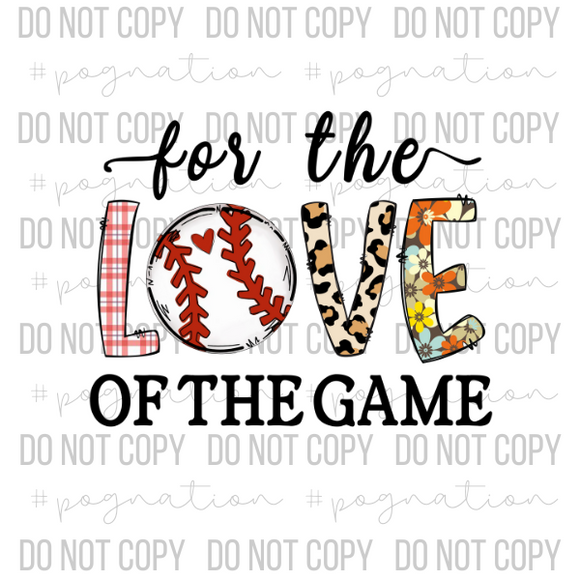 Love of the Game Decal