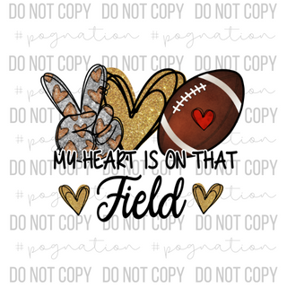My Heart is on that Field Decal