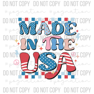 Made In The USA Decal