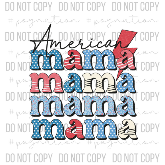 American Mama Decal
