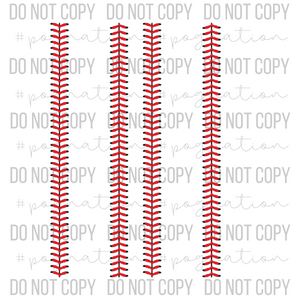 Baseball Stitching Decal Sheet