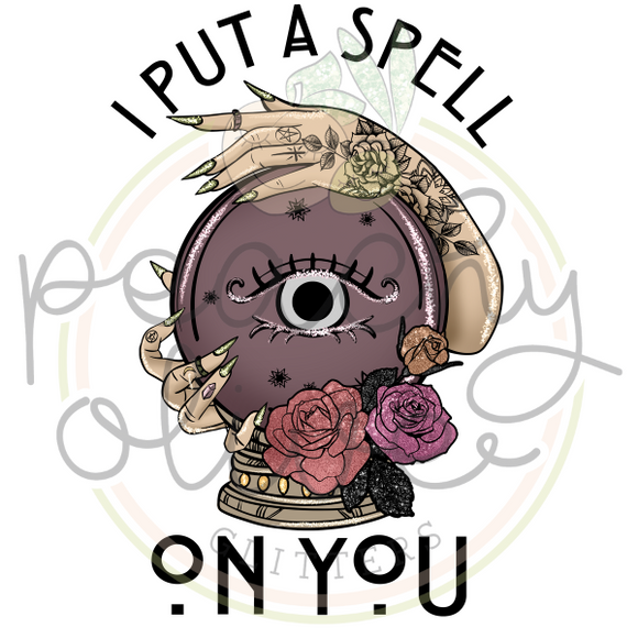 Put A Spell On You Decal - S0105