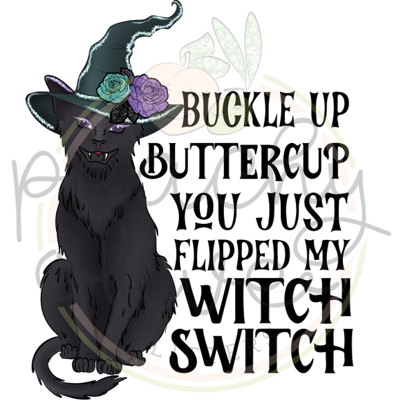 Witch Switch Decal - S0107