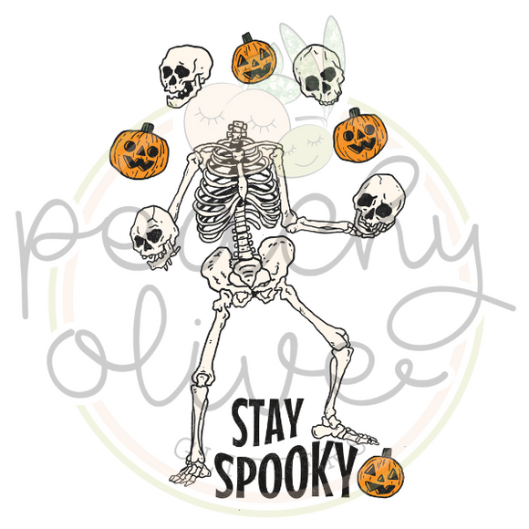 Stay Spooky Skeleton Decal - S0114