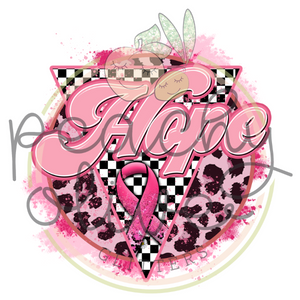 Pink Hope Decal - S0125