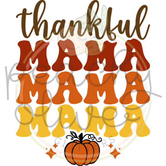 Thankful Mama Decal - S0152