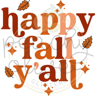 Happy Fall Decal - S0146