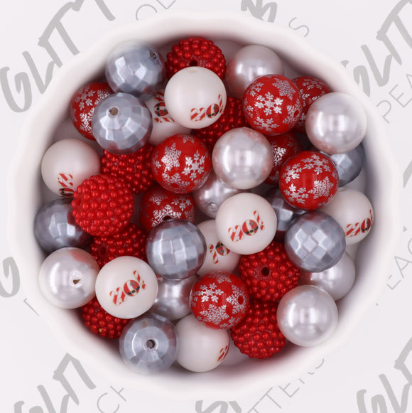 Christmas Ho! Gumball Beads - 46