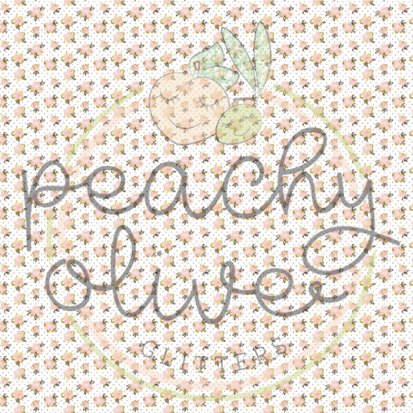 Cafe Floral and Dots Vinyl - 1585